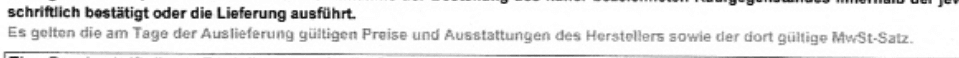 Preiserhöhung beim Wohnmobilkauf
