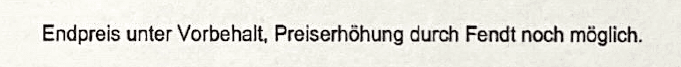Preiserhöhung beim Wohnmobilkauf