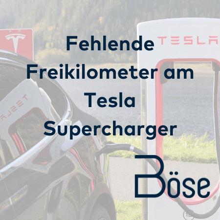 Tesla Supercharger Freikilometer