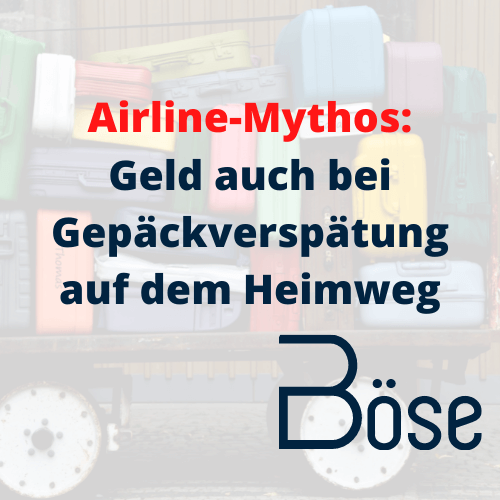 Gepaeckverspaetung Rueckflug