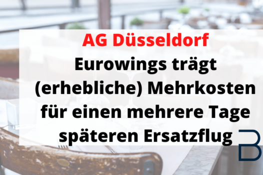 Eurowings Annullierung Verpflegung und Hotelkosten