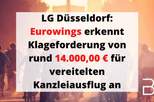 LG Duesseldorf Kanzleiausflug Annullierung