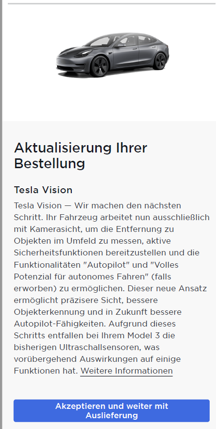 Tesla Vision ersetzt Ultraschallsensoren (USS) (Teil 2) - Firmware
