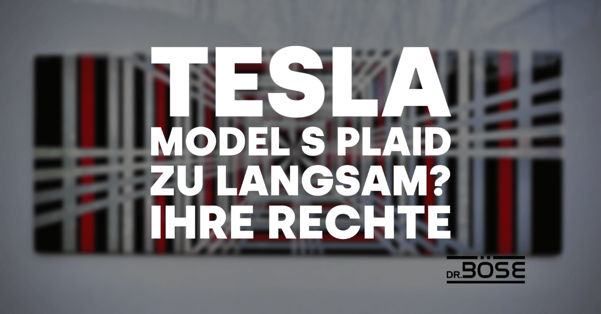 Tesla Model S Plaid Hoechstgeschwindigkeit Mangel