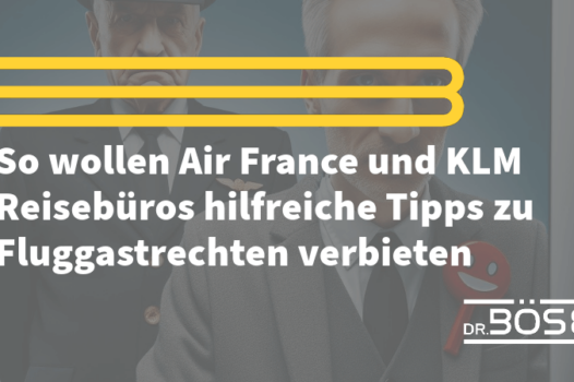 KLM Air France Fluggastrechte ADM Vermittler